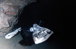 Diving in Miltitz mine germany by Andy Kutsch 